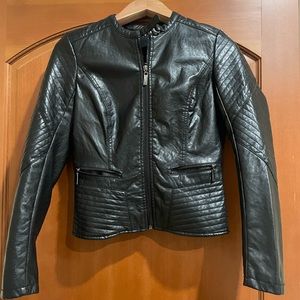 Therapy Fux Leather Jacket. Size large. Fits like a medium